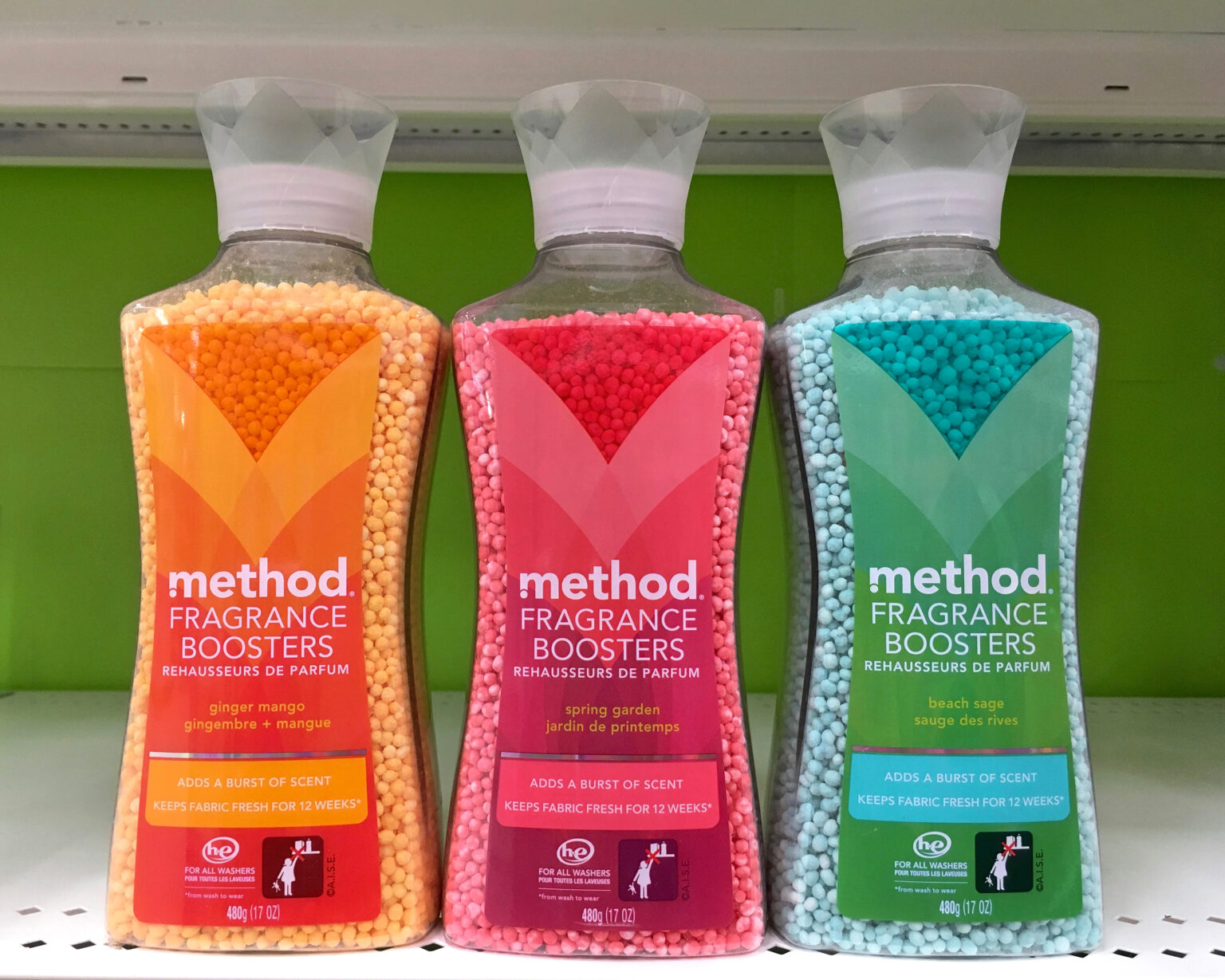 Scent Boosters for laundry service options.