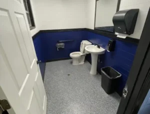 Improved clean bathroom