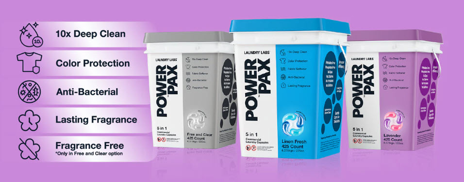PowerPax Commercial Laundry Capsules